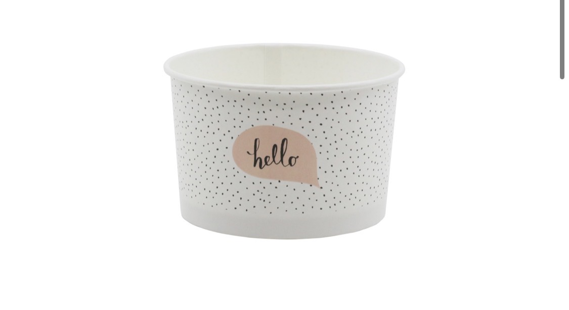 Papírová miska na zmrzlinu "MIX PASTEL" 245ml - Image 3