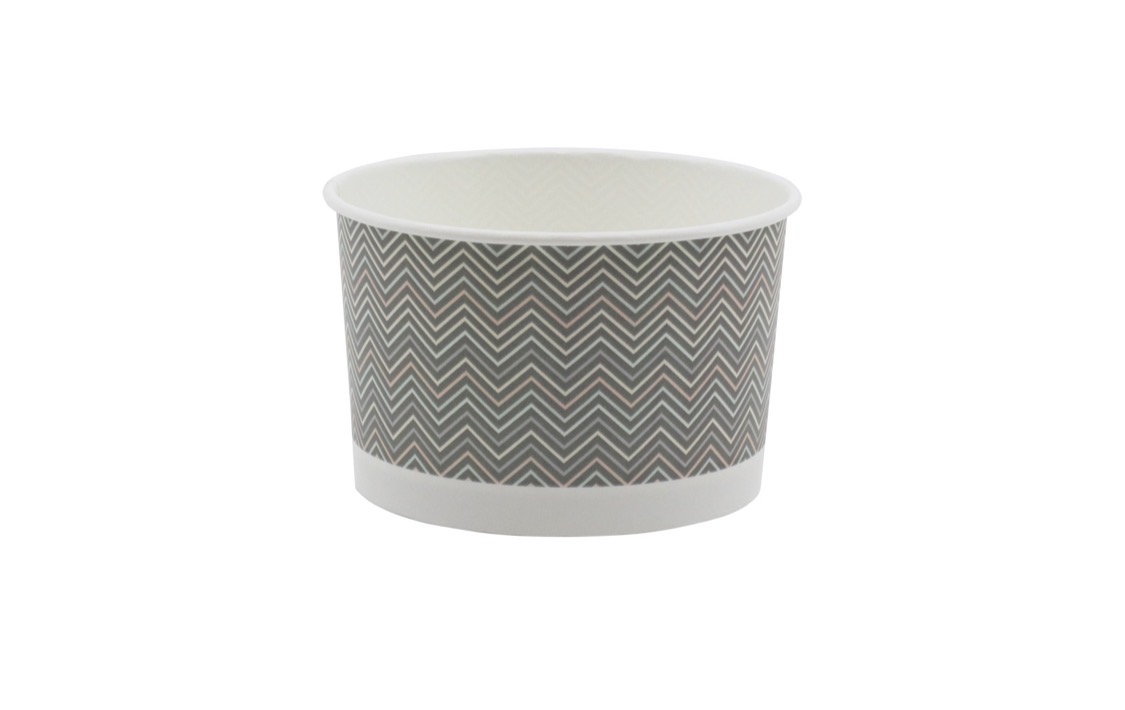 Papírová miska na zmrzlinu "MIX PASTEL" 245ml - Image 2