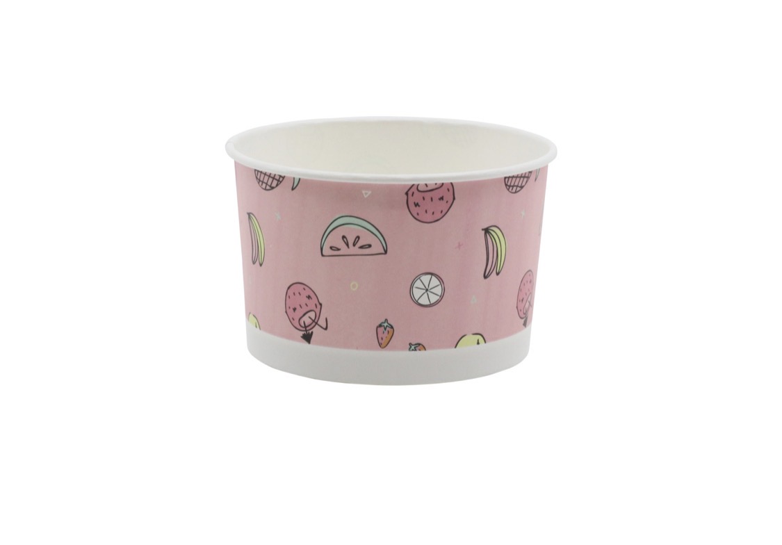 Papírová miska na zmrzlinu "MIX PASTEL" 245ml - Image 5