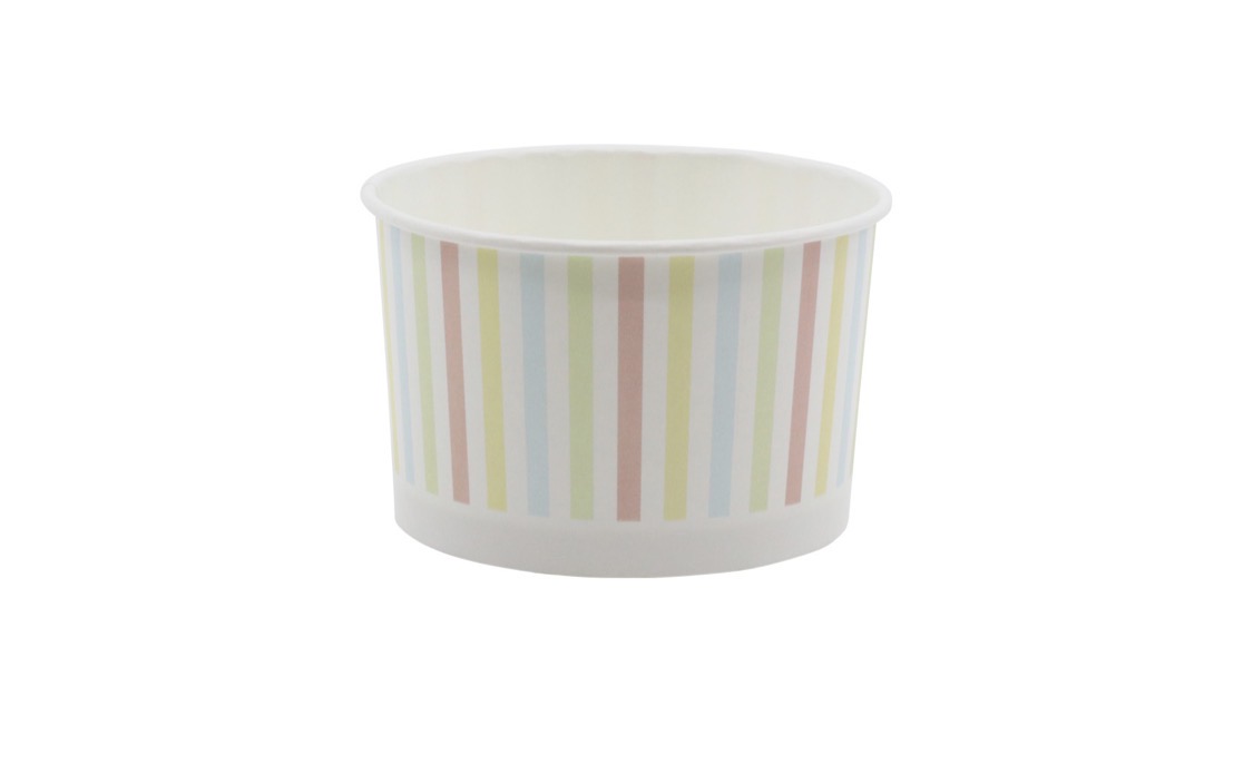 Papírová miska na zmrzlinu "MIX PASTEL" 245ml - Image 4