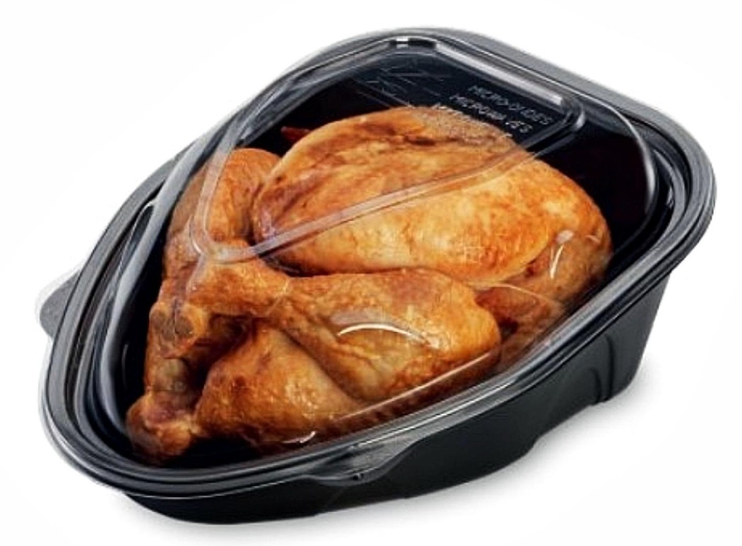 Box na kuře PP 264x201x115 1-dílná s víčkem