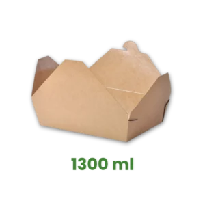 Delibox 1300 ml, Kraft hnědý