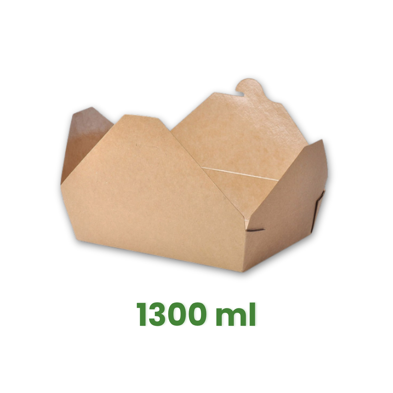 Delibox 1300 ml, Kraft hnědý